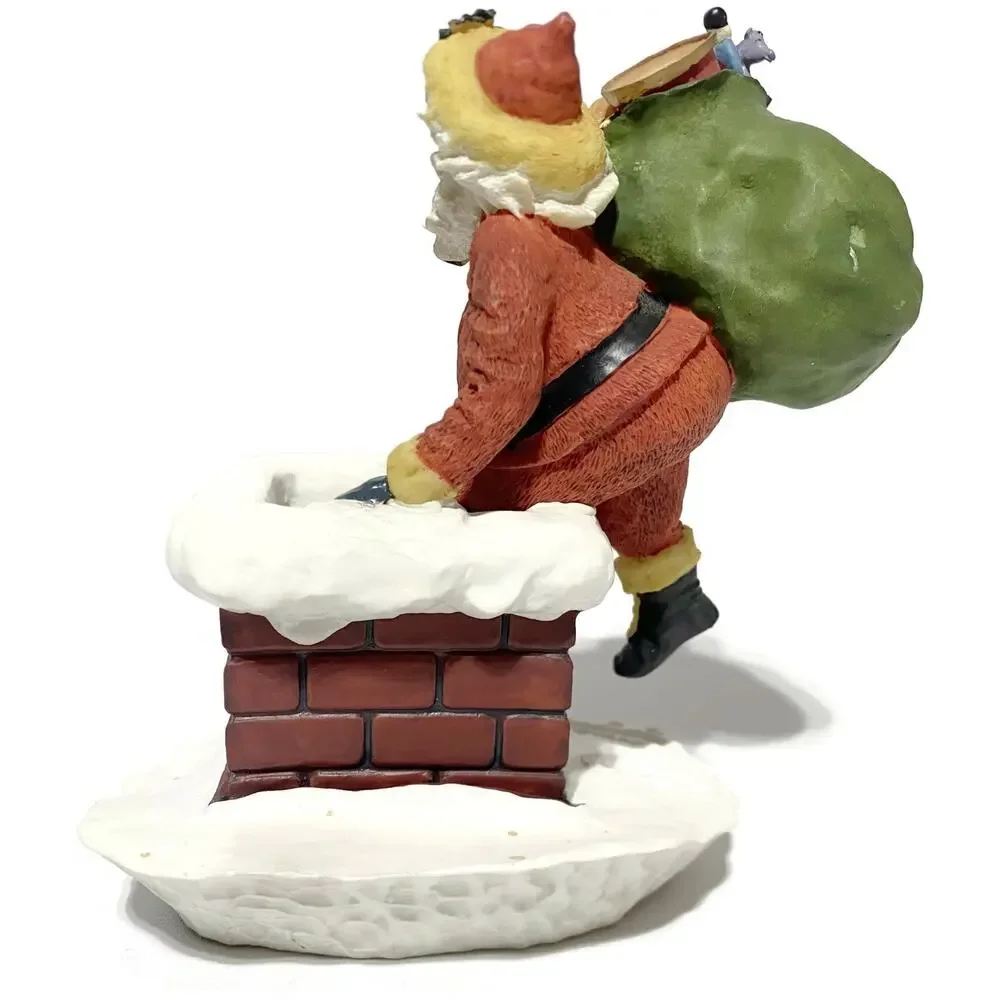 Hallmark Gold Crown Special Delivery Santa Figurine Night Before Christmas 1987